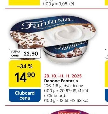 Danone Fantasia 106-118 g
