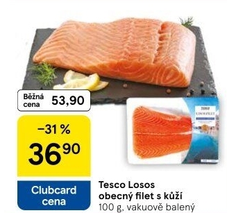 Losos obecný filety Tesco
