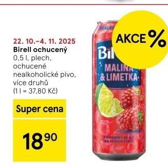 Nealkoholické pivo ochucené Birell