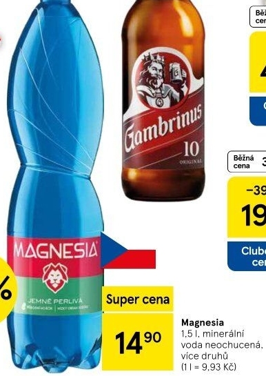 Přírodní voda Magnesia