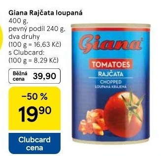 Rajčata loupaná Giana