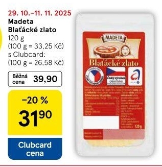 Sýr Blaťácké zlato Madeta