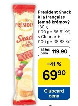 Sýr Snack Président