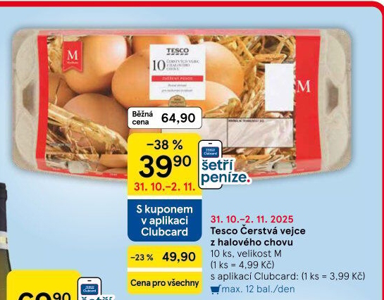 Vejce M Tesco