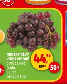 Hrozny révy vinné modré