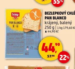 BEZLEPKOVÝ CHLÉB PAN BLANCO