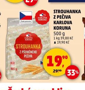 STROUHANKA Z PEČIVA KARLOVA KORUNA