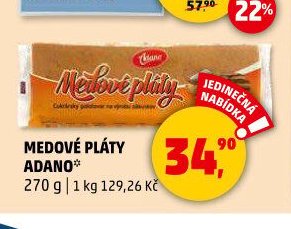 MEDOVÉ PLÁTY ADANO
