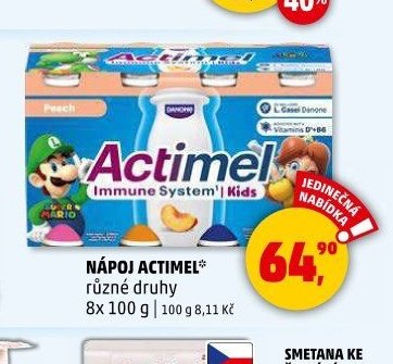 Actimel nápoj různé druhy 8x100g