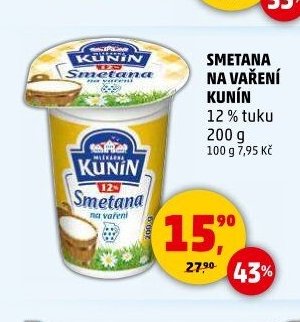 Kunín Smetana na vaření 200g