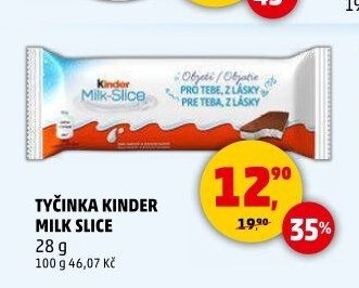Kinder Milk Slice 28g