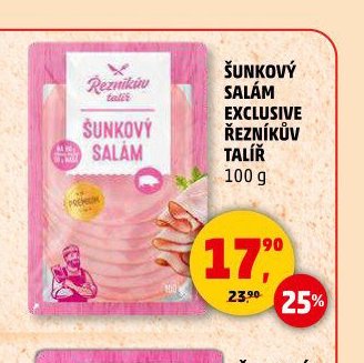 ŠUNKOVÝ SALÁM EXCLUSIVE ŘEZNÍKŮV TALÍŘ