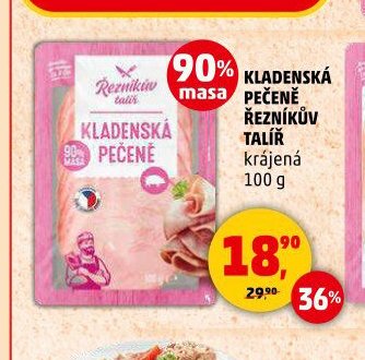 KLADENSKÁ PEČENĚ ŘEZNÍKŮV TALÍŘ krájená