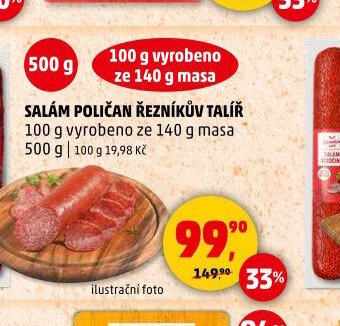 SALÁM POLIČAN ŘEZNÍKŮV TALÍŘ