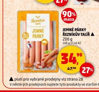 JEMNÉ PÁRKY ŘEZNÍKŮV TALÍŘ
