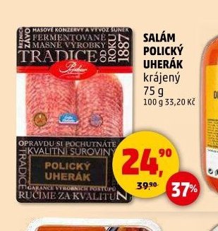 Salám Polický Uherák 75 g