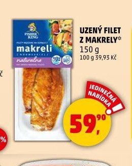 Uzený filet z makrely 150 g