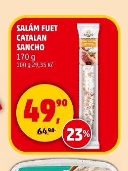 Salám Fuet Catalan Sancho 170 g