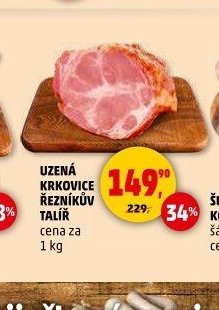 Uzená krkovice Řezníkův talíř