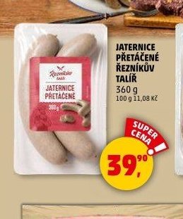 Jaternice přetáčené Řezníkův talíř 360 g
