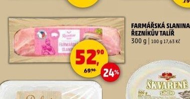 Farmářská slanina Řezníkův talíř 300 g