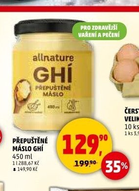 PŘEPUŠTĚNÉ MÁSLO GHÍ