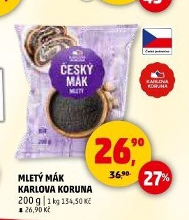 MLETÝ MÁK KARLOVA KORUNA