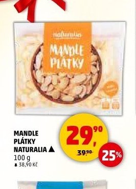 MANDLE PLÁTKY NATURALIA