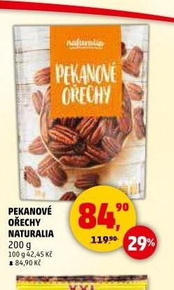 PEKANOVÉ OŘECHY NATURALIA