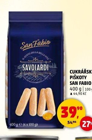 Cukrářské piškoty San Fabio