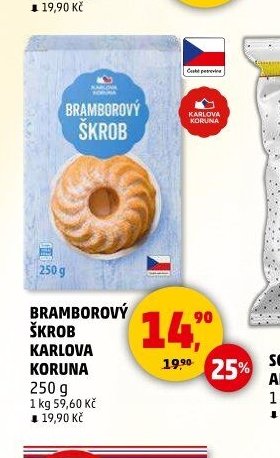 Bramborový škrob Karlova Koruna