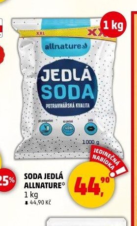 Soda jedlá Allnature