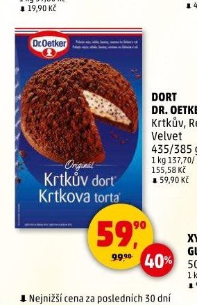 Dort Dr. Oetker Krtkův, Red Velvet