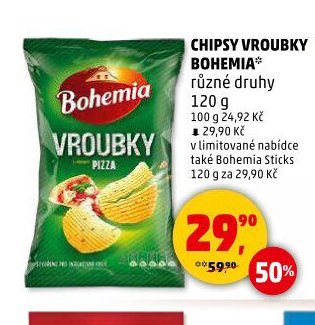 CHIPSY VROUBKY BOHEMIA