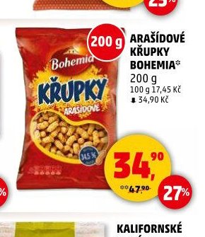 ARAŠÍDOVÉ KŘUPKY BOHEMIA