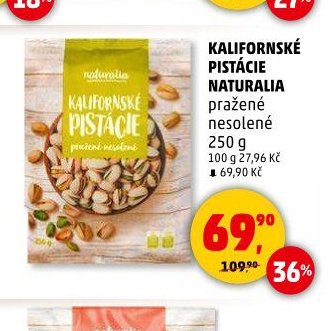 KALIFORNSKÉ PISTÁCIE NATURALIA