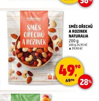 SMĚS OŘECHŮ A ROZINEK NATURALIA