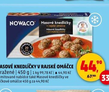 Masové knedlíčky v rajské omáčce