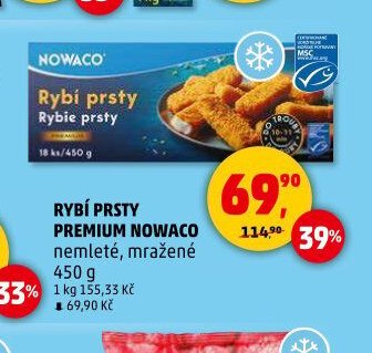 Rybí prsty Premium Nowaco