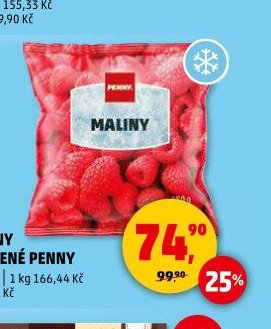 Maliny mražené Penny