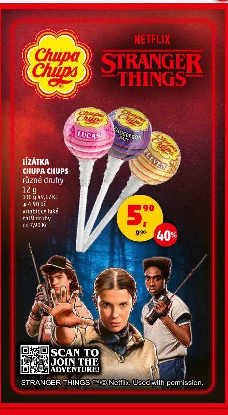 LÍZÁTKA CHUPA CHUPS