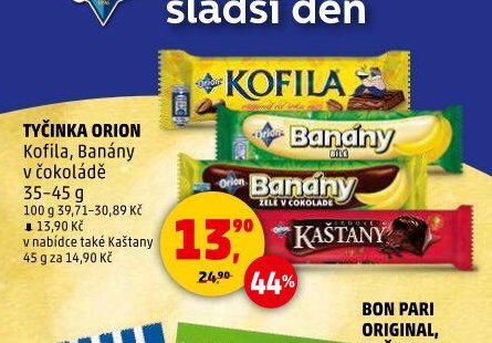 TYČINKA ORION Kofila, Banány