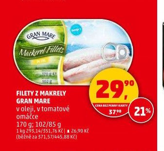 Filety z makrely Gran Mare