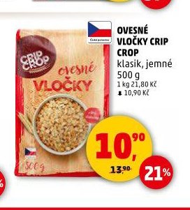 Ovesné vločky Crip Crop