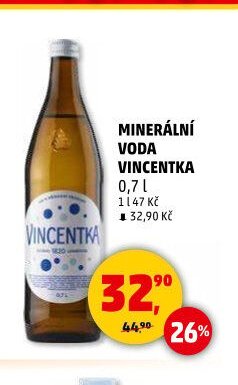 MINERÁLNÍ VODA VINCENTKA