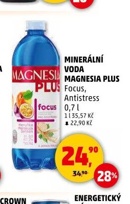 MINERÁLNÍ VODA MAGNESIA PLUS