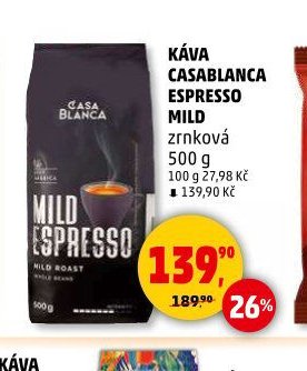 KÁVA CASABLANCA ESPRESSO MILD