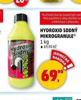 Hydroxid sodný mikrogranule