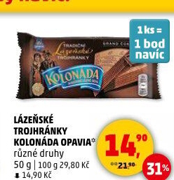 Oplatky trojhránky Kolonáda Opavia