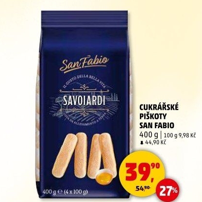 Piškoty cukrářské San Fabio
